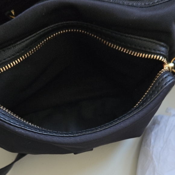 Tory Burch Black Quilted Crossbody Bag with Gold Accents - Picture 6 of 8